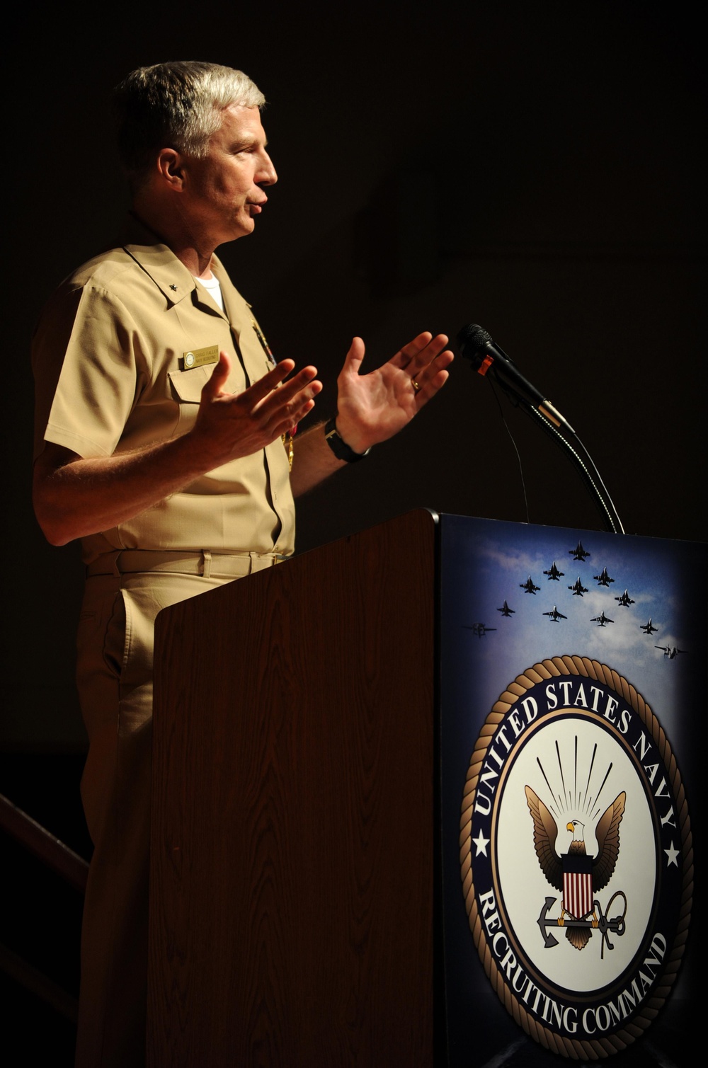 Change of Command Ceremony at Naval Support Activity Mid-South