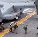 VMM-263 (REIN) 'Thunder Chickens' arrive aboard USS Bataan