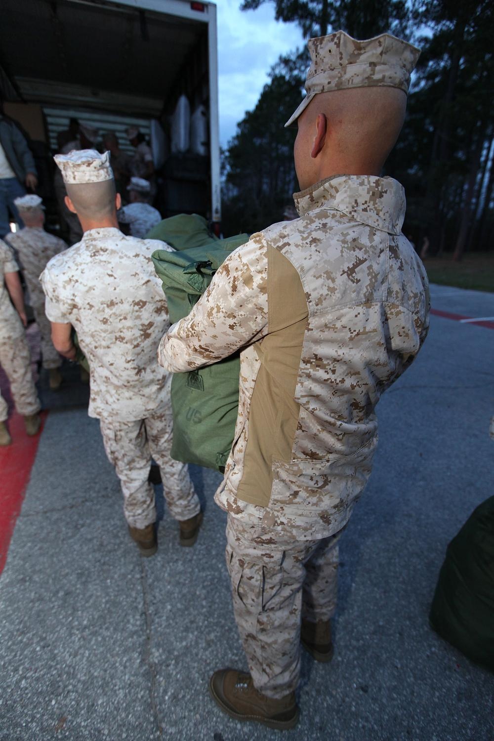 22nd MEU Marines deploy