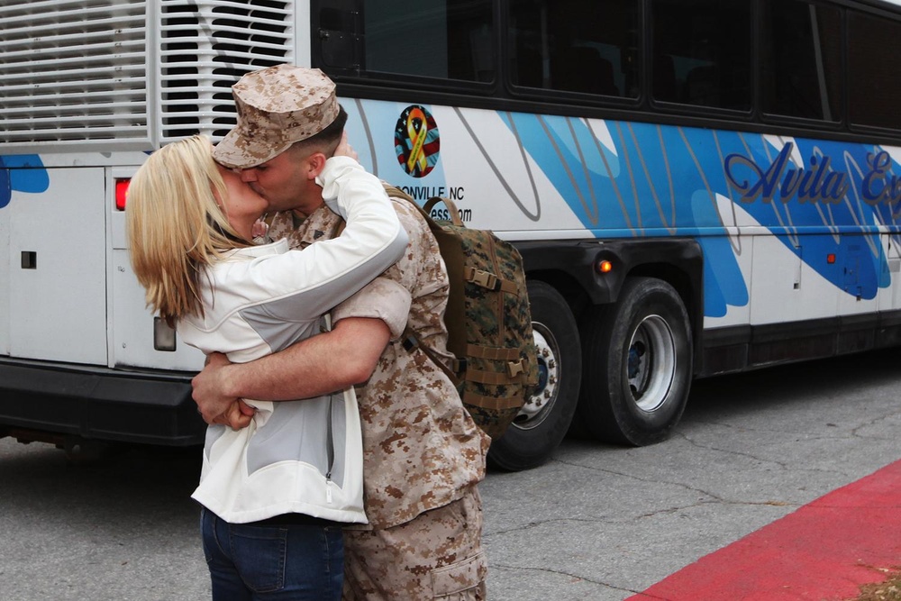 22nd MEU Marines Deploy