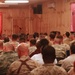Service members attend Easter services aboard Camp Leatherneck