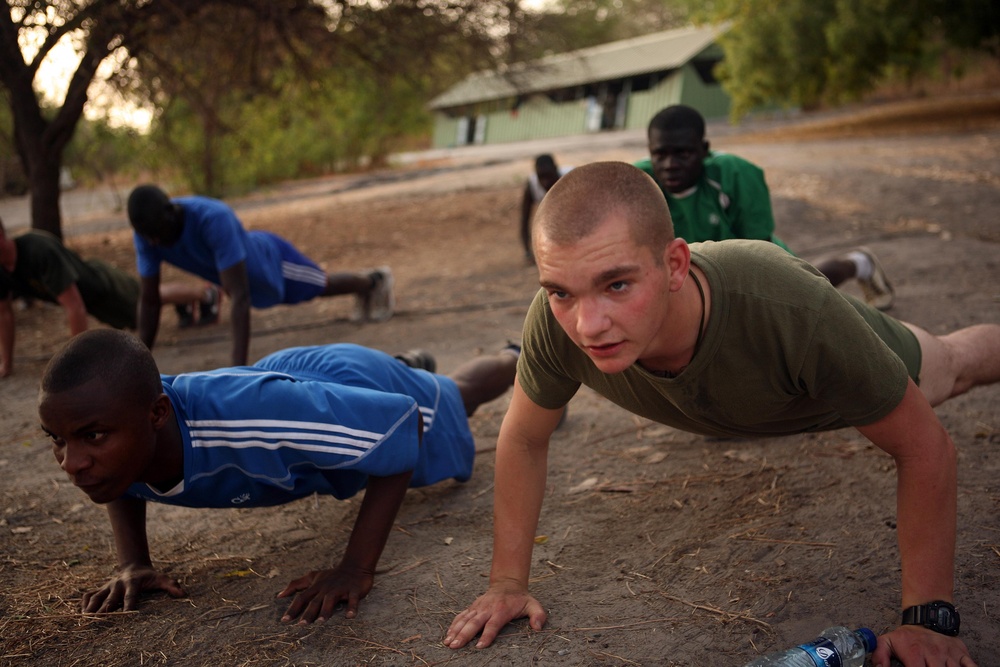 APS-11 Marines move from jungle to Senegal grasslands