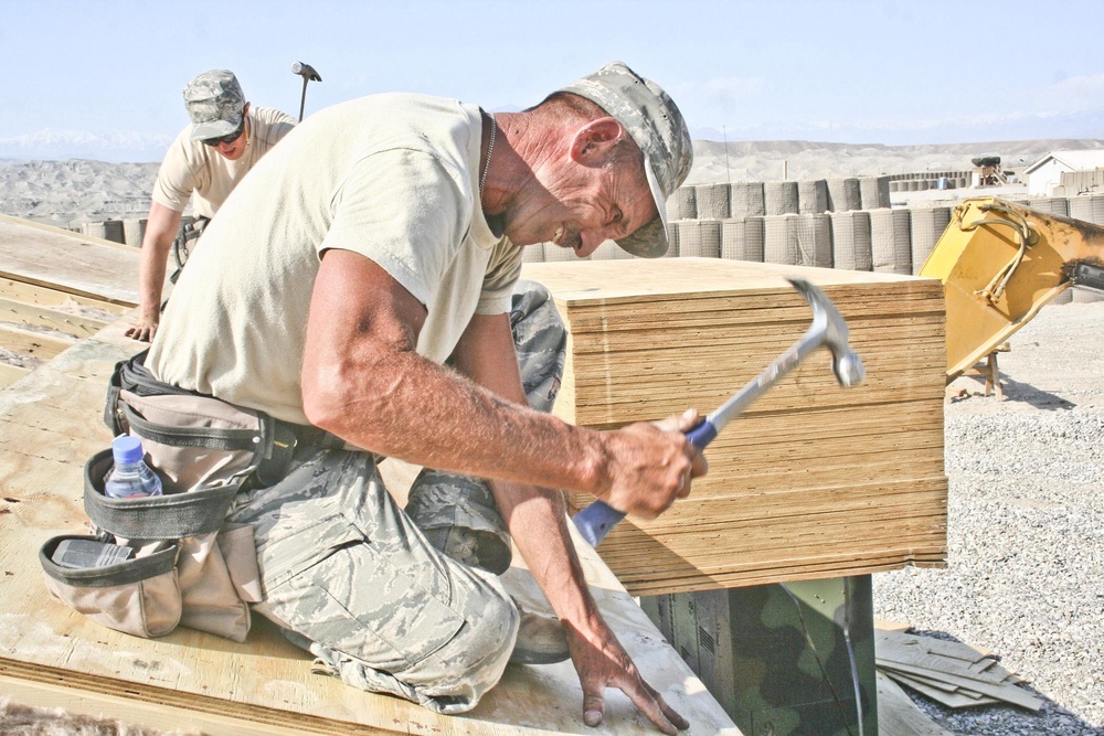 USAF Prime BEEF engineers build up eastern Afghanistan one COP at a time