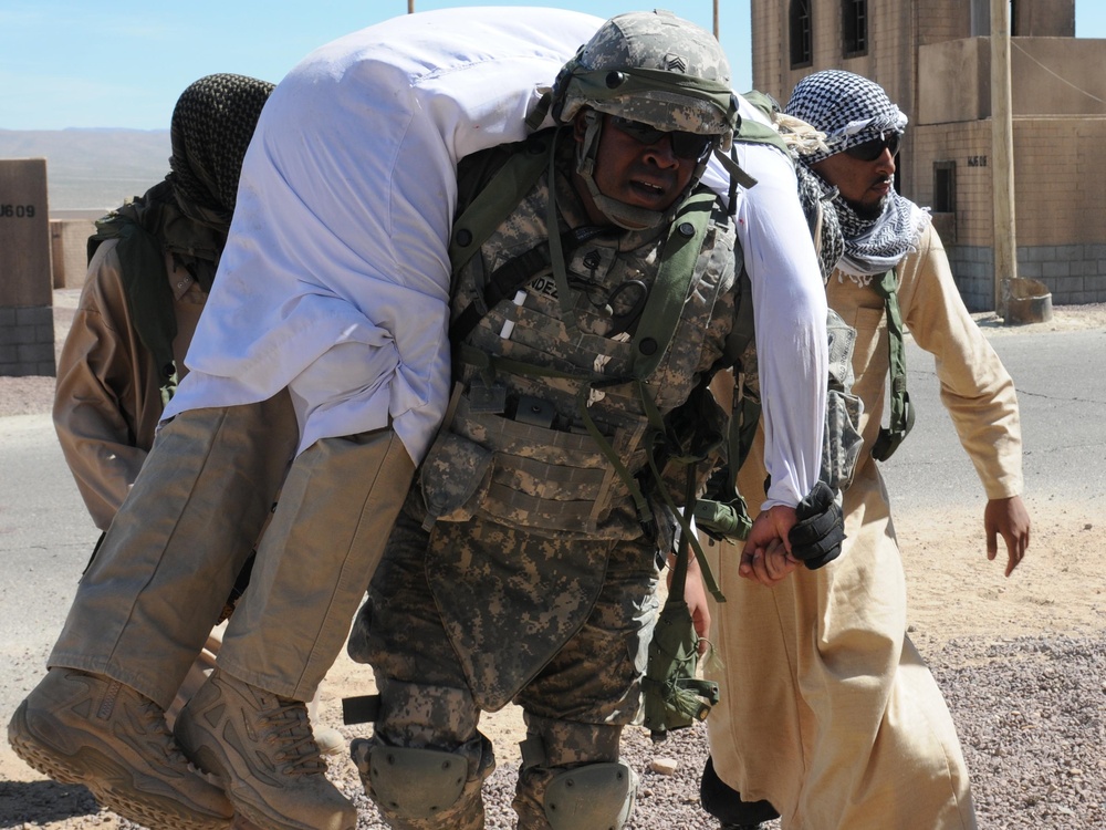 Highland Brigade Trains at the National Training Center