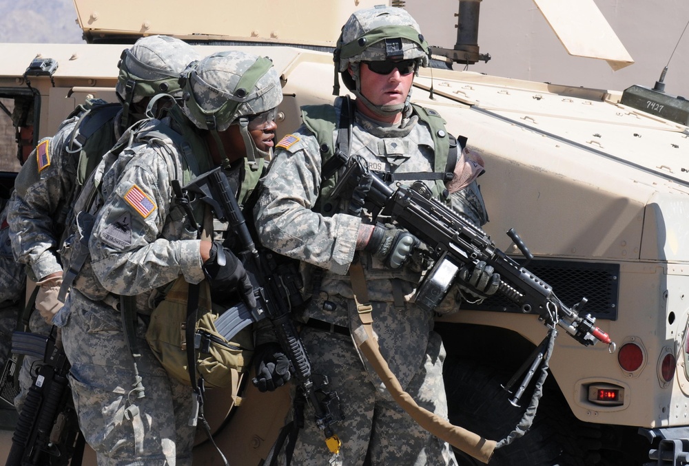 Highlander Brigade Trains at the National Training Center