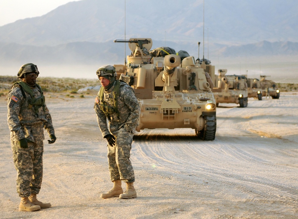 Highlander Brigade Trains at the National Training Center