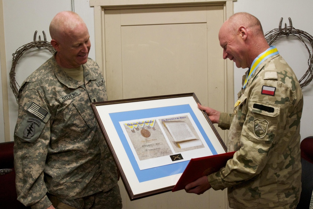 Texas ADT-IV honors Polish soldiers Texas ADT-IV honors Polish soldiers