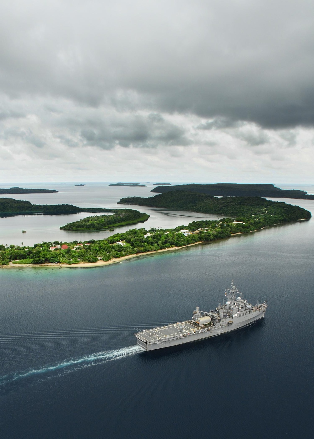 USS Cleveland action