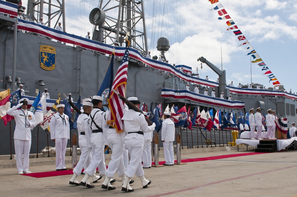 USS Jarrett action