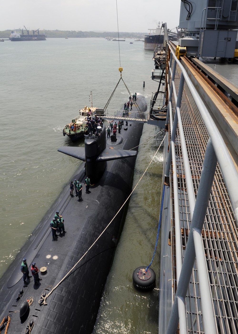 USS La Jolla in India