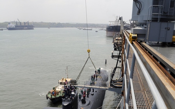 USS La Jolla in India