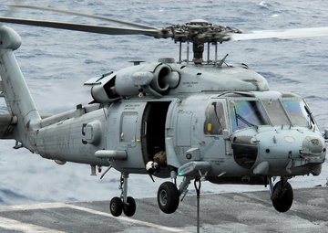 USS Ronald Reagan action