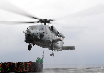 USS Ronald Reagan action