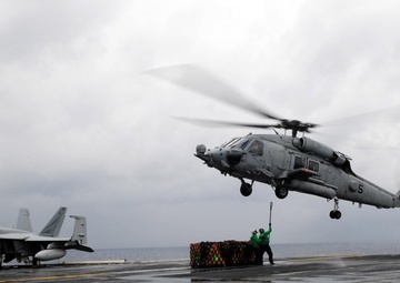 USS Ronald Reagan action