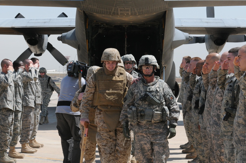 Wounded warriors return to Iraq for proper exit