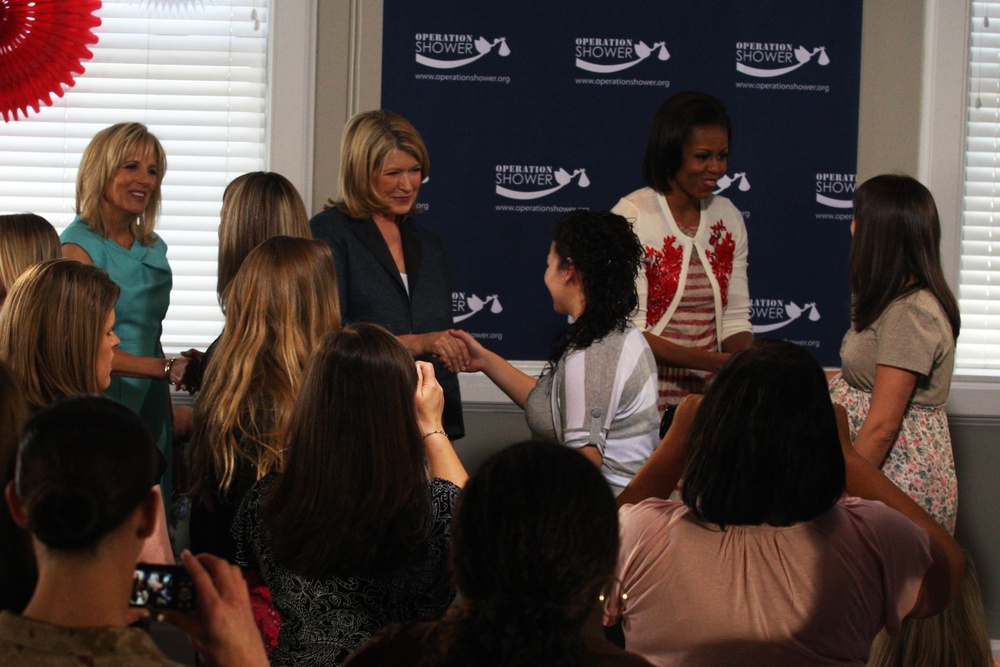 Obama, Biden and more visit pregnant wives of deployed, injured Marines