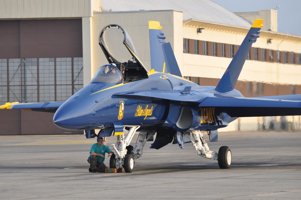DCMA AIMO team supports Blue Angel transition