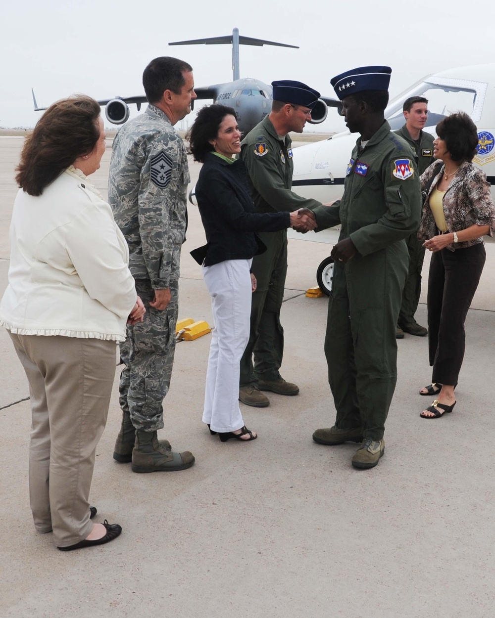 AETC commander, chief and company visit Mighty 97th