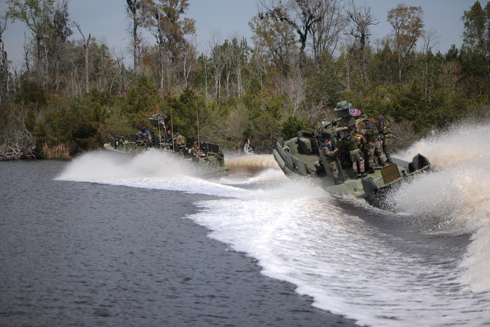 Riverine Squadron at Camp Lejeune, N.C.