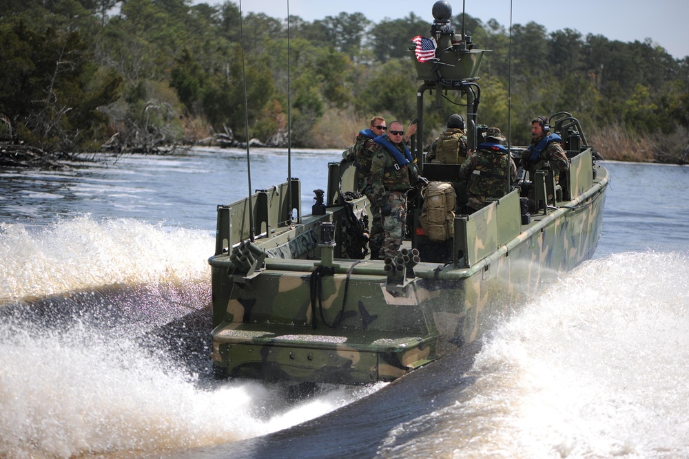 Riverine Squadron at Camp Lejeune, N.C.