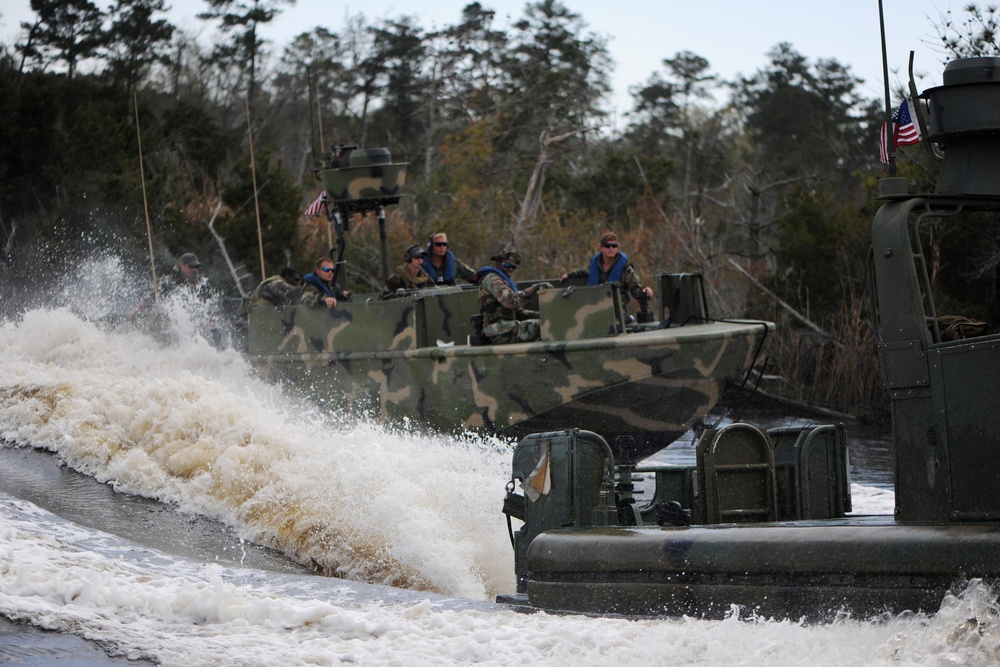 Riverine Squadron at Camp Lejeune, N.C.