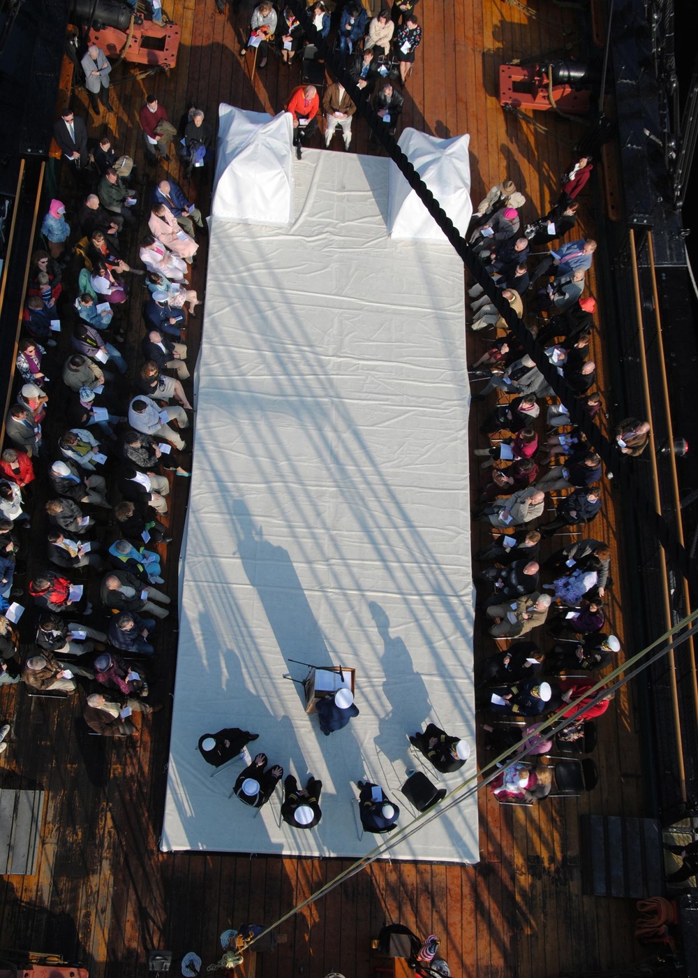 Easter service held aboard USS Constitution