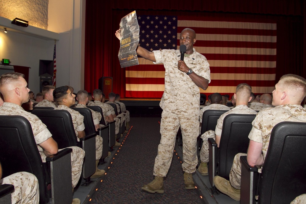 SMMC visits Miramar, bids farewell to Marines