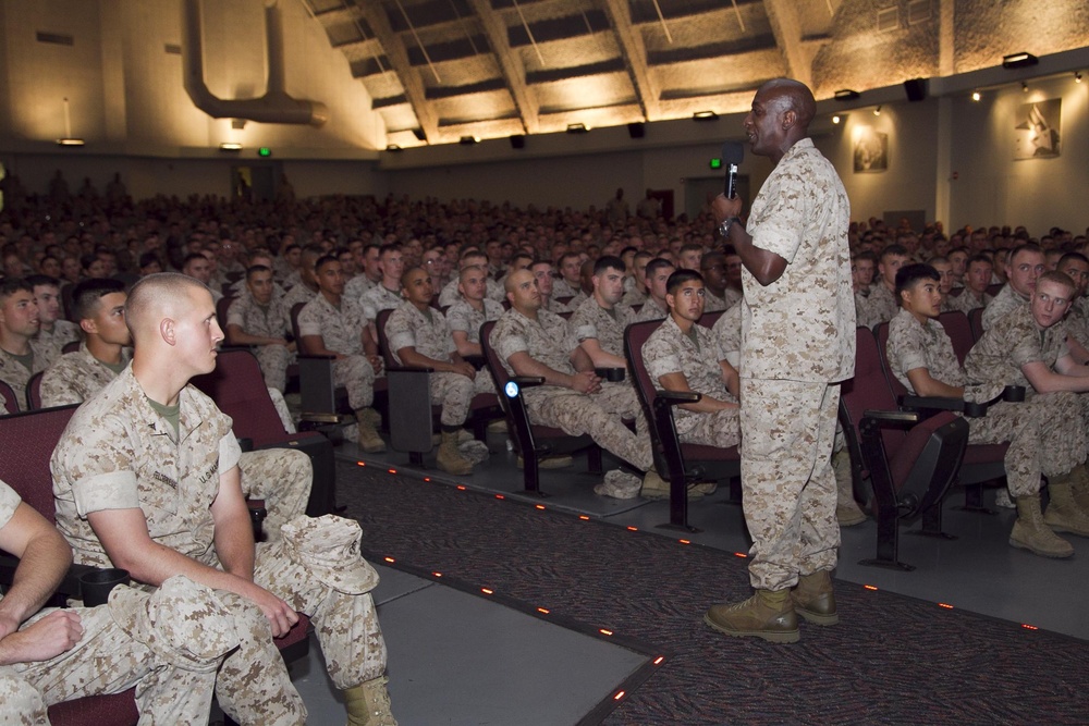 SMMC visits Miramar, bids farewell to Marines