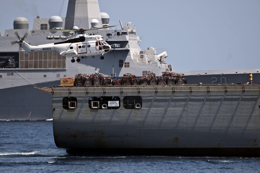 USS Green Bay action