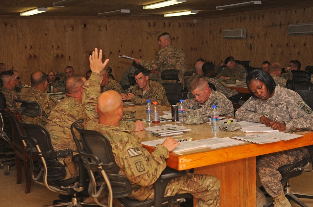 Retention NCOs train to retain, counsel soldiers on re-enlistment options