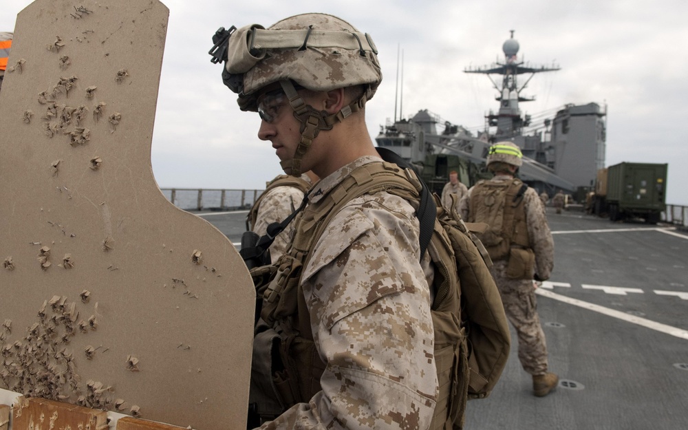 USS Whidbey Island action