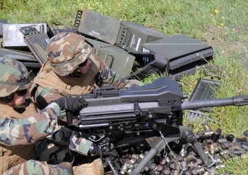 NMCB 74 Seabees Hone Crew-Served Weapons Skills In Spain