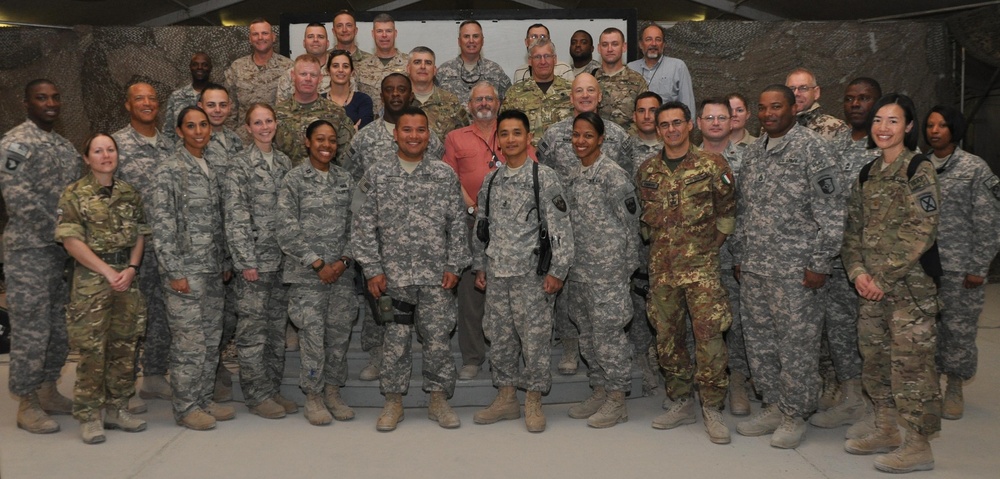 JSC-A hosts humanitarian assistance conference at Kandahar Airfield, Afghanistan