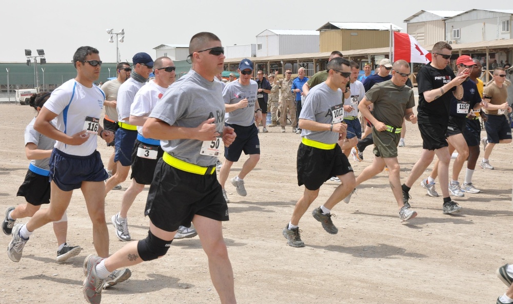 24-Hour Run for Charity at Kandahar Airfield