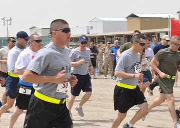 24-Hour Run for Charity at Kandahar Airfield