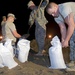 Indiana National Guard soldiers work through night toward 100,000 sandbags goal