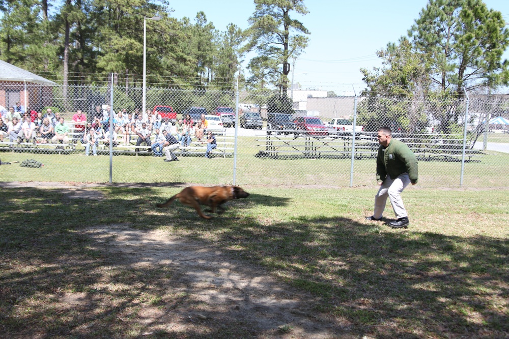 Local teens take in day at Cherry Point
