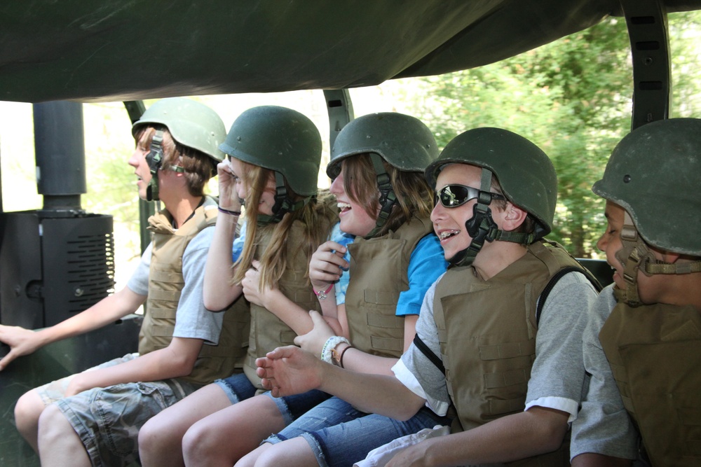 Local teens take in day at Cherry Point