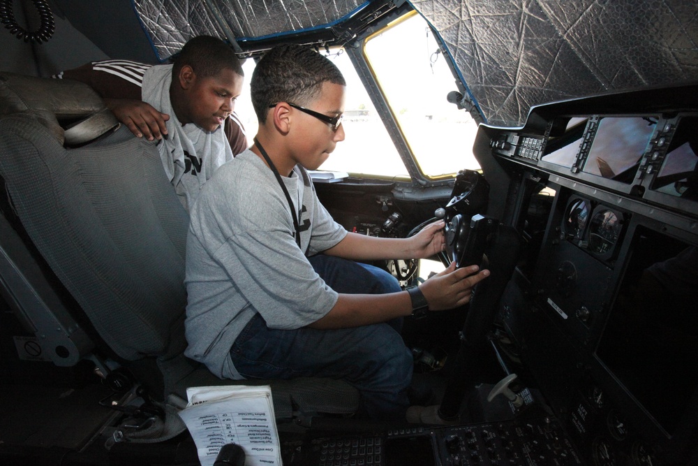 Local teens take in day at Cherry Point