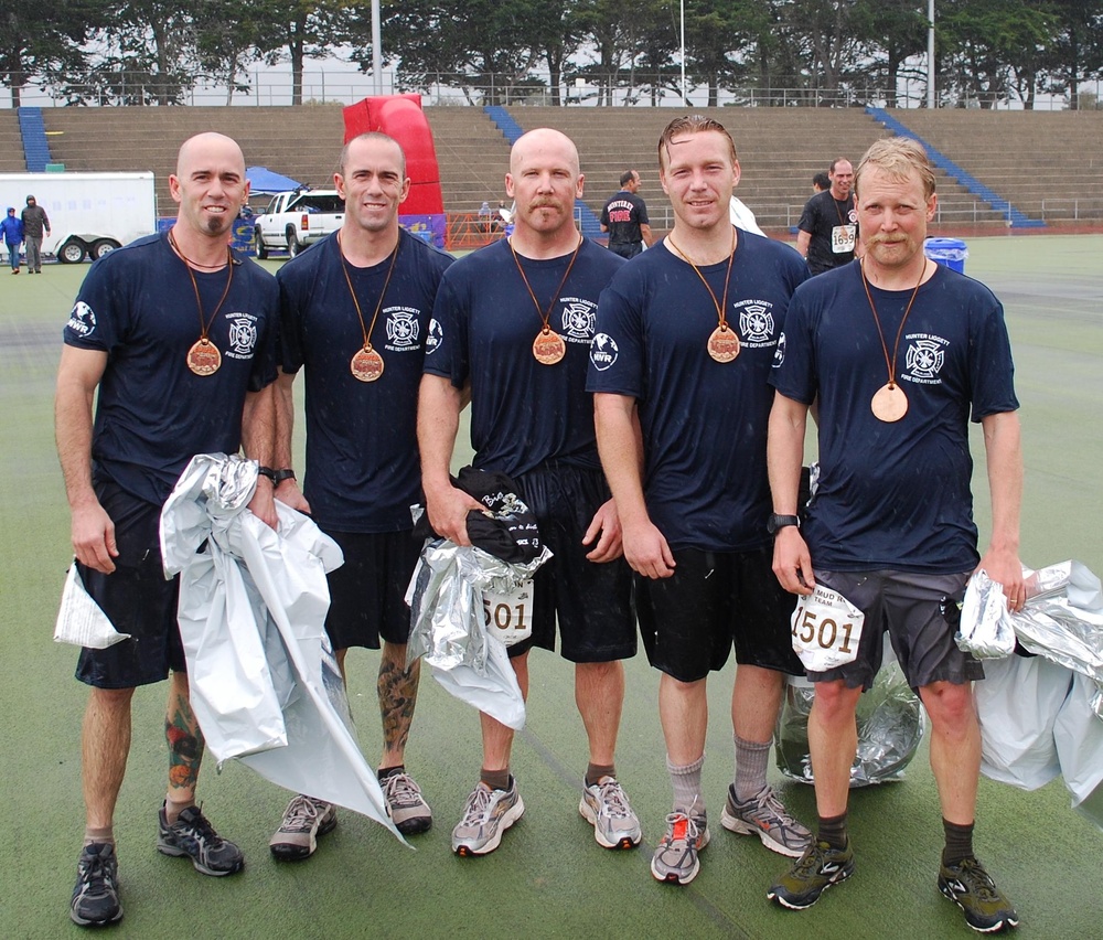 Fort Hunter Liggett Fire Department stomps its way to first place in the Big Sur Mud Run