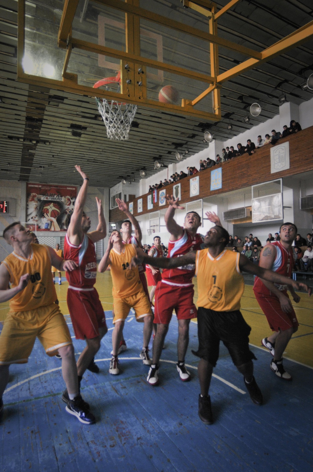 US-Azerbaijian basketball game