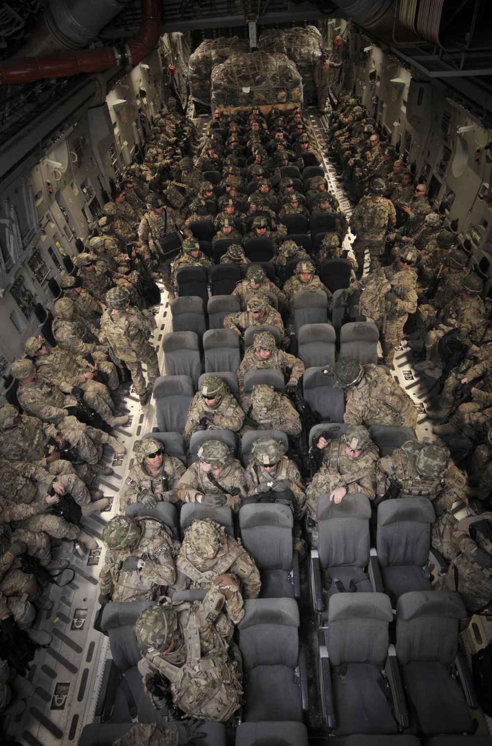 U.S Army soldiers deploy to Afghanistan
