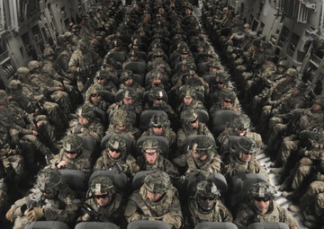 US Army soldiers deploy to Afghanistan