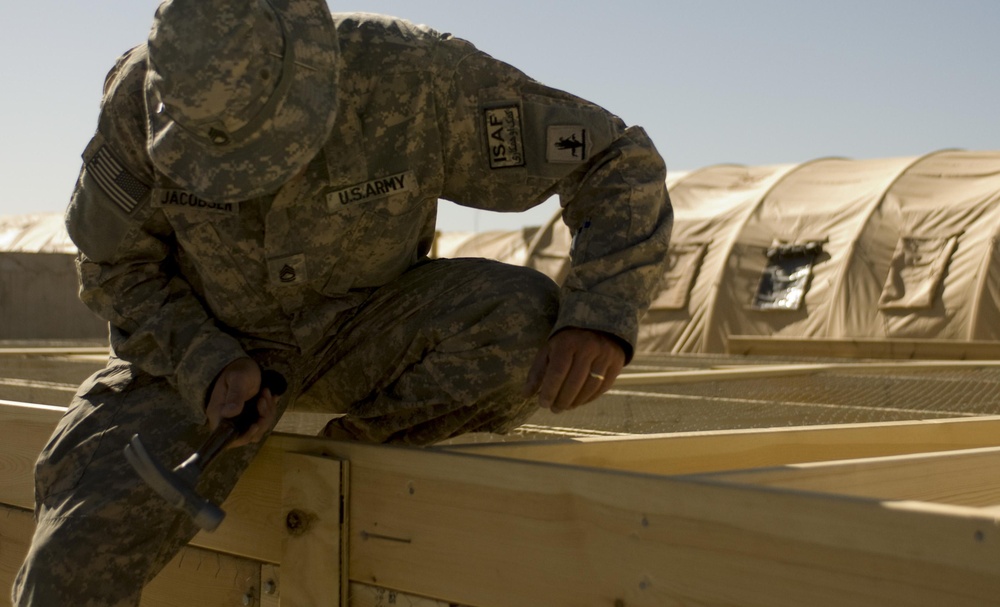 Construction underway on new medical clinic on FOB Andar