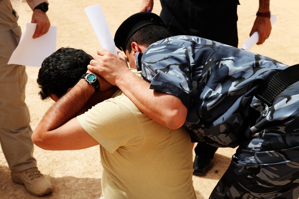 Iraq Police Training Exercise at Camp Kahlid
