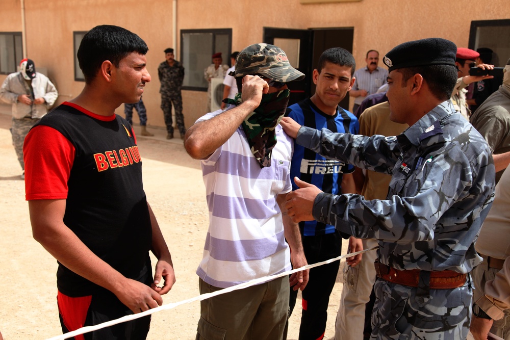Iraq Police Training Exercise at Camp Kahlid