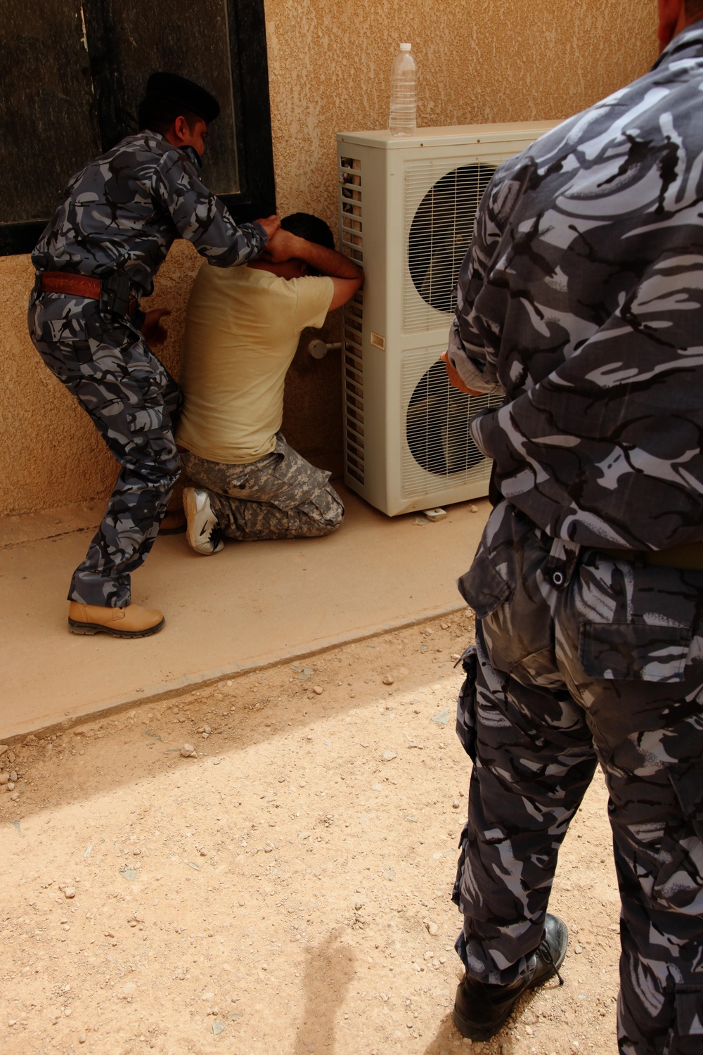 Iraq Police Training Exercise at Camp Kahlid