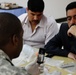 Iraqi Police Review Evidence During Training Exercise