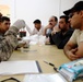 Iraqi Police Review Evidence During Training Exercise