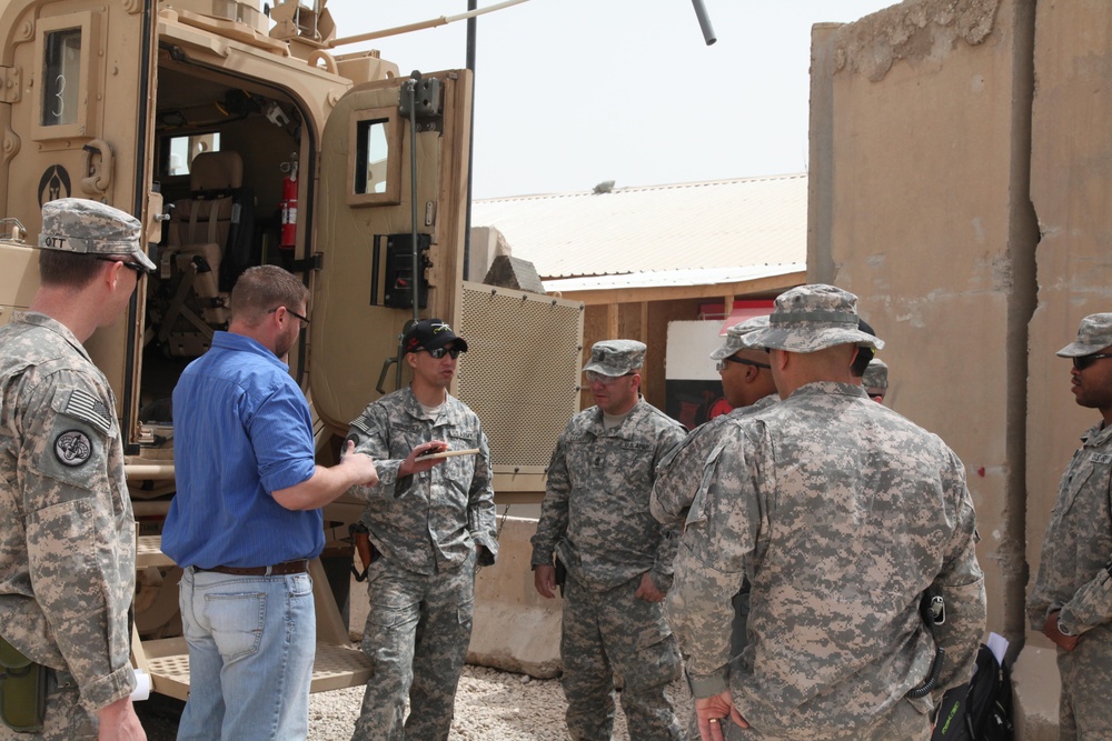 Command and Control on the Move vehicle at COS Kalsu Command and Control on the Move vehicle at COS Kalsu
